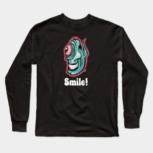Sy Klopz Smile! Long Sleeve T-Shirt
